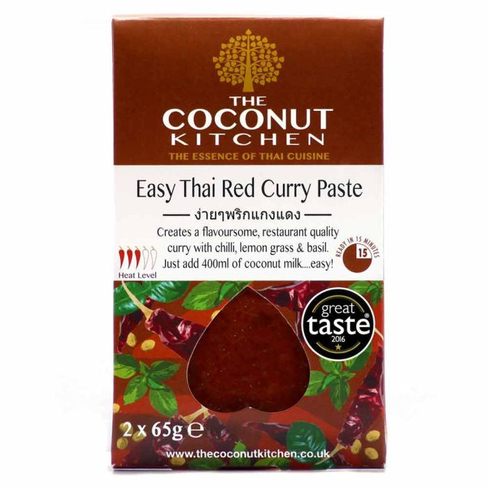 The Coconut Kitchen Easy Red Curry Paste 65g 2pk