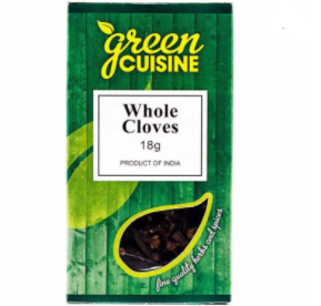 Green Cuisine Whole Cloves 18g