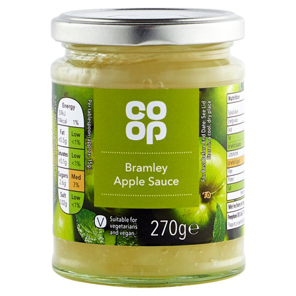 Co-op Apple Sauce 270g