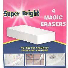 Super Bright Magic Eraser 4pk