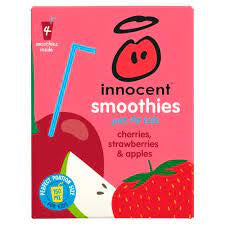 Innocent Kids Cherry & Strawberry 4 x 150ml