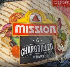 Mission Chargrilled Tortilla Wraps 6pk