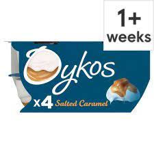 Oykos Yogurt Salted Caramel 4 x 110g