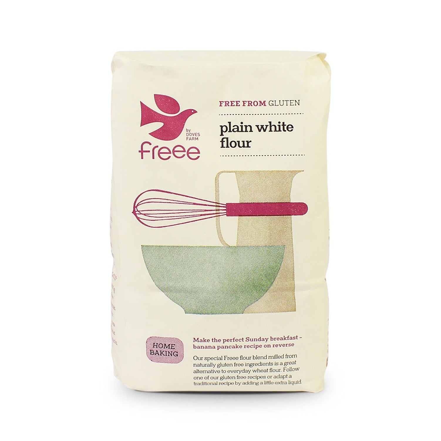 Doves Farm Plain White Gluten Free Flour 1kg