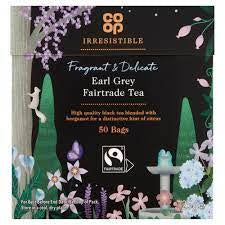 Co-op Fairtrade Teabags Earl Grey 50pk