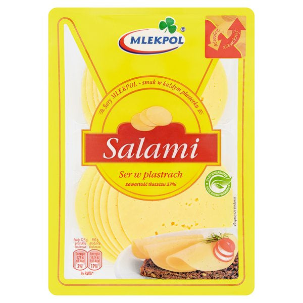 Mlekpol Salami Cheese Slices 150g