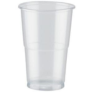 Disposable Plastic Glass Half Pint 50pk [219]