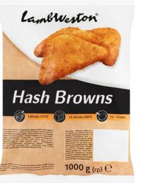 Bonne Bouche Hash Brown Triangles 1kg