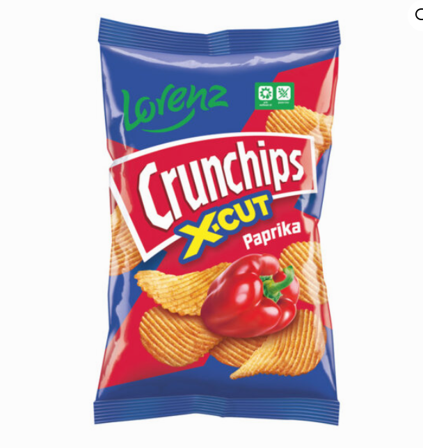 Lorenz Crisps Crunchips X Cut Paprika 75g