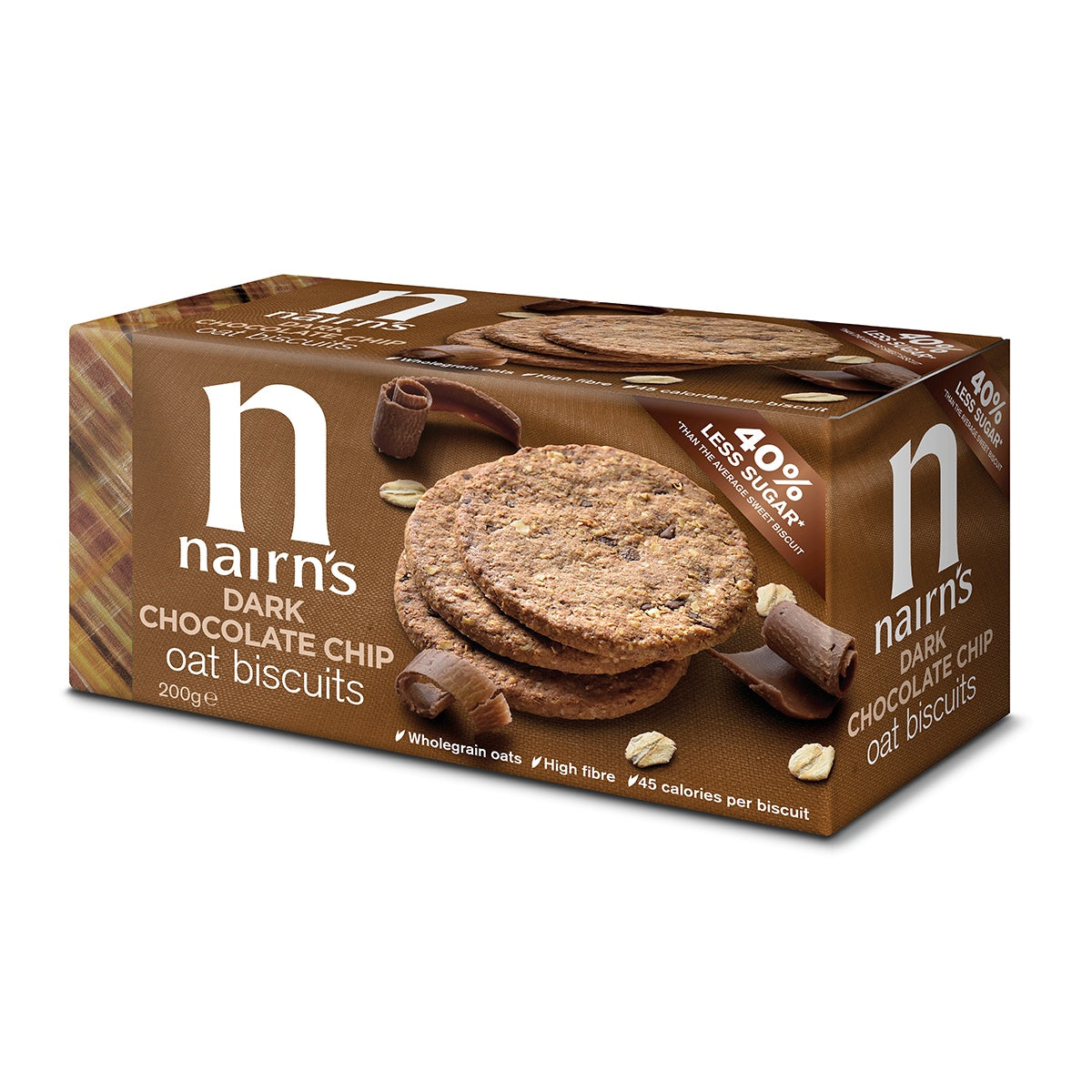 Nairns Oat Biscuits Dark Chocolate Chip 200g