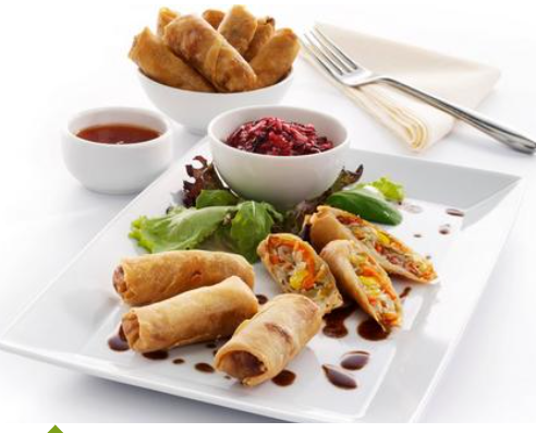 Bonne Bouche Mini Vegetable Spring Rolls 30pk