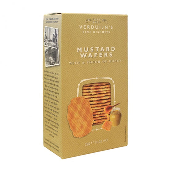 Verduijns Savoury Cheese Wafers Honey Mustard 75g
