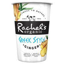 Rachels Organic Greek Yoghurt Ginger 450g