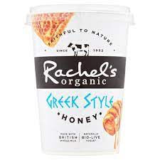 Rachels Organic Greek Yoghurt Honey 450g