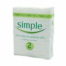 Simple Soap Sensitive 125g 2pk