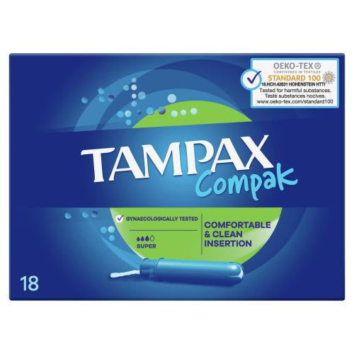 Tampax Compak Super 18pk