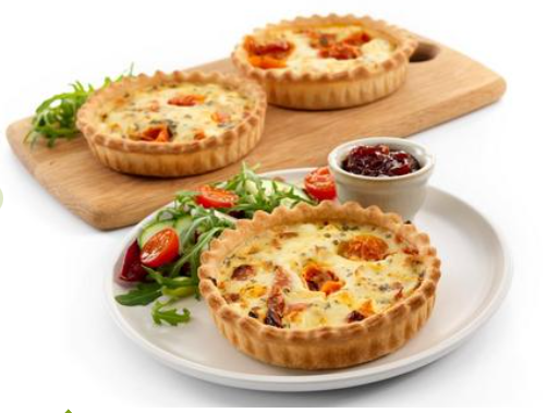 Bonne Bouche Tomato, Goats Cheese and Basil Tarts 12 x 185g