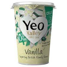 Yeo Valley Organic Vanilla Fat Free Yoghurt 450g