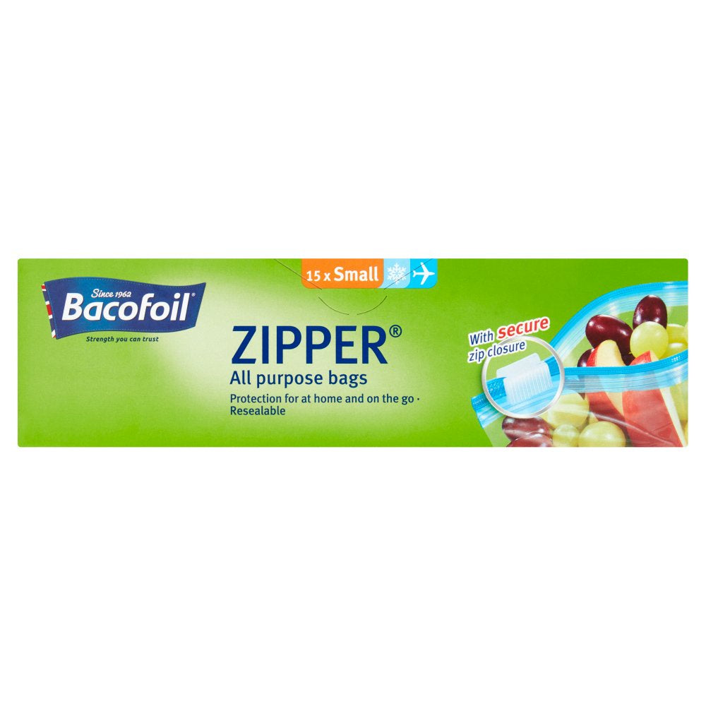 Bacofoil Zipper Bag 1L 15pk